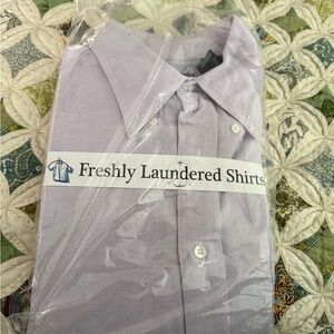 Freshly Laundered Light Purple Men's Land’s End Dress Shirt